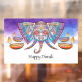 Diwali Window Cling Raamsticker (Vel 2)
