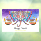 Diwali Window Cling Raamsticker (Vel 3)