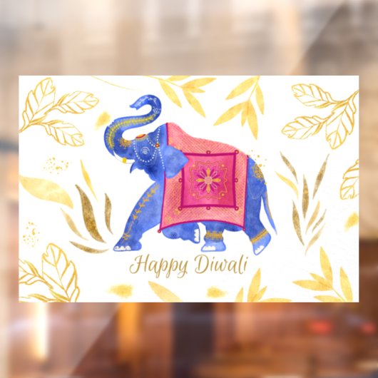 Diwali Window Cling Raamsticker (Vel 2)