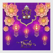Diwali Window Cling Raamsticker (Vel)