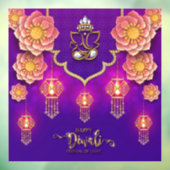 Diwali Window Cling Raamsticker (Vel 3)