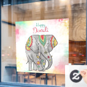 Diwali Window Cling Raamsticker (Cafe Raam)