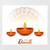 Diwali Window Cling Raamsticker (Vel)