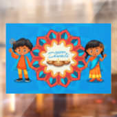 Diwali Window Cling Raamsticker (Vel 2)