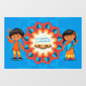 Diwali Window Cling Raamsticker (Vel)