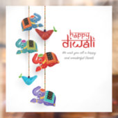 Diwali Window Cling Raamsticker (Vel 2)