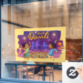 Diwali Window Cling Raamsticker (Cafe Raam)