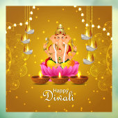 Diwali Window Cling Raamsticker (Vel 3)
