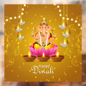 Diwali Window Cling Raamsticker (Vel 2)