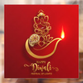 Diwali Window Cling Raamsticker (Vel 2)