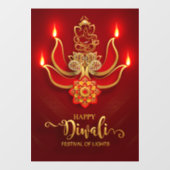 Diwali Window Cling Raamsticker (Vel)
