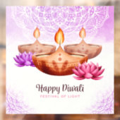 Diwali Window Cling Raamsticker (Vel 2)