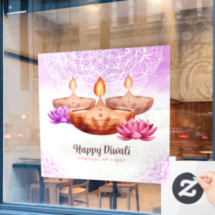 Diwali Window Cling Raamsticker
