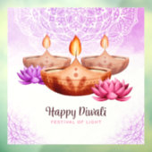 Diwali Window Cling Raamsticker (Vel 3)