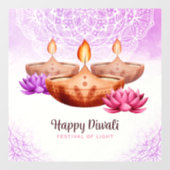 Diwali Window Cling Raamsticker (Vel)
