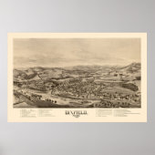 Dixfield, ME Panorama - 1896 Poster (Voorkant)