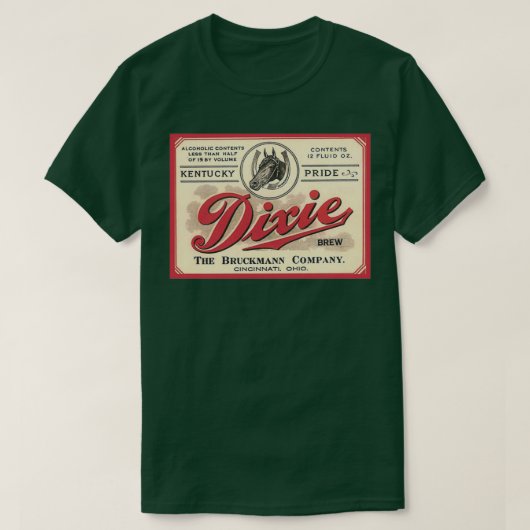 DIXIE BEER 7 T-SHIRT (Design voorkant)