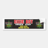 Dixie Boy Truck Stop Bumpersticker (Voorkant)