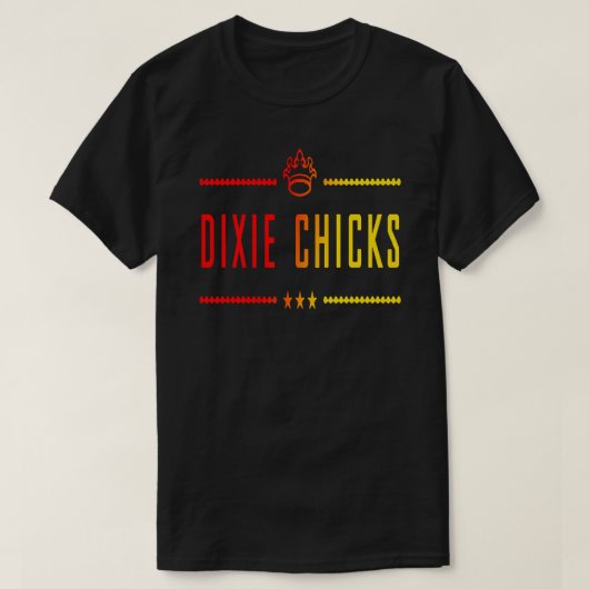 dixie Chicken band - logo ' s zeer goed T-shirt (Design voorkant)