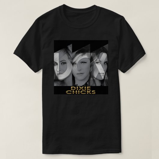 Dixie Chicks Women Singer Band T-shirt (Design voorkant)