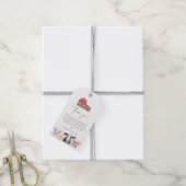 DIXIE Country Red Barn Boerderij Animal Baby showe Cadeaulabel (Met Touw)