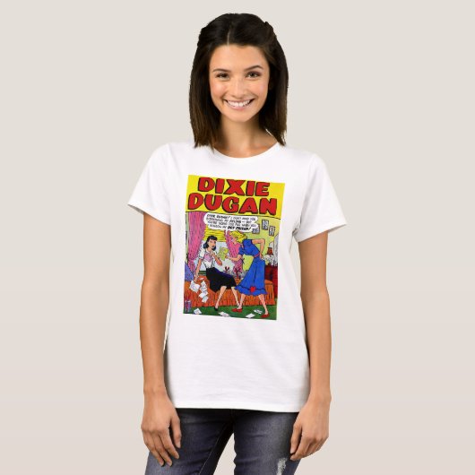 Dixie Dugan Boyvriend  Comics T-Shirt (Voorkant volledig)