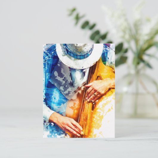 Dixie land kleur briefkaart (Staand voorkant)