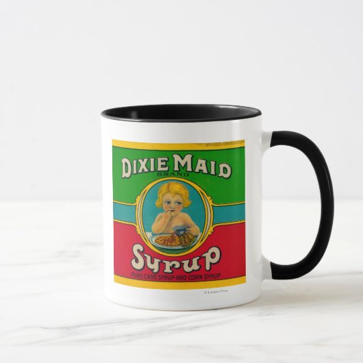 Dixie Maid Syrup LabelCairo, GA Mok (Rechts)