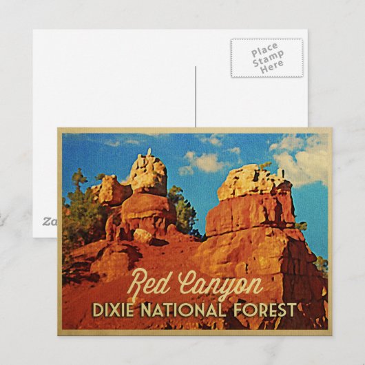 Dixie National Forest Briefkaart (Voorkant / Achterkant)