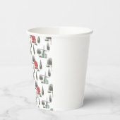 DIXIE Schattige Country Red Barn Baby Animals Papieren Bekers (Links)