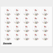 DIXIE Schattige Country Red Barn Baby Animals Ronde Sticker (Vel)