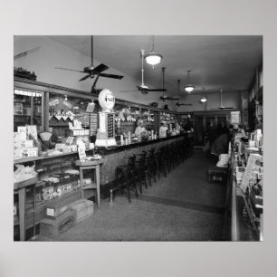 Dixie Soda Fountain Company: jaren '20 Poster