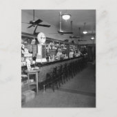 Dixie Soda Fountain, jaren 20 Briefkaart (Voorkant)