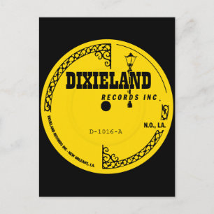 Dixieland Records label Briefkaart