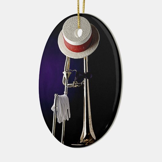 Dixieland Trombone Ornament (Links)