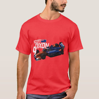 Dixon 2020 witte tekst op blauw t-shirt