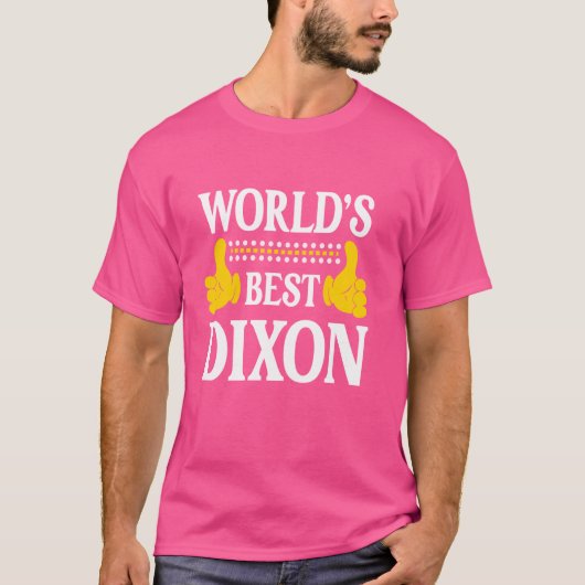 Dixon Achternaam Funny Team Familie Achternaam Wor T-shirt (Voorkant)