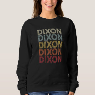 Dixon California Dixon CA Retro tekst Trui