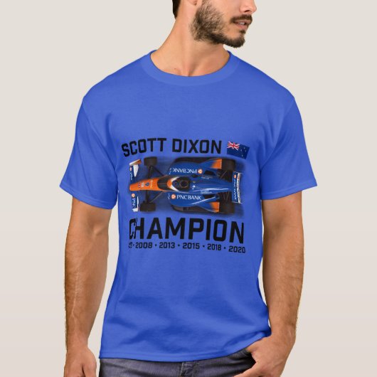 Dixon Champion 2020 zwarte tekst T-shirt (Voorkant)