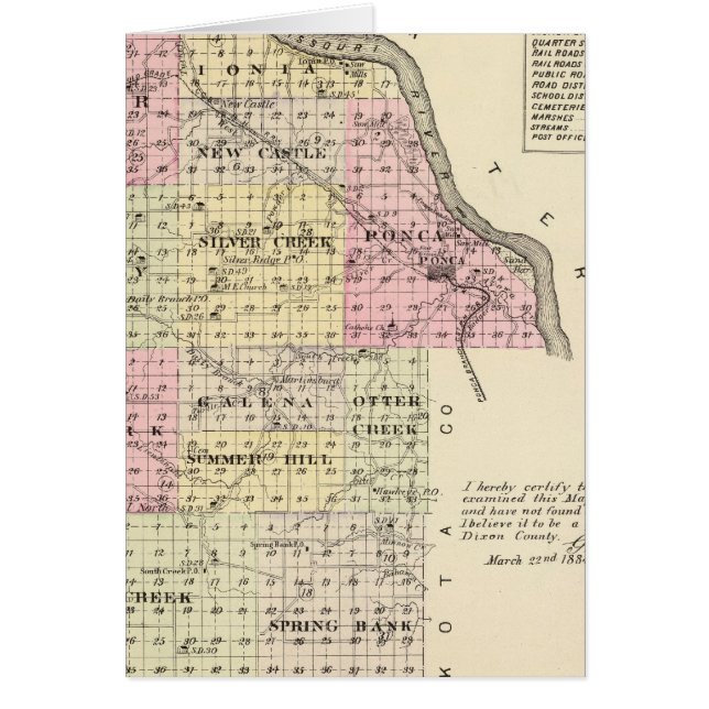 Dixon County, Nebraska (Voorkant)