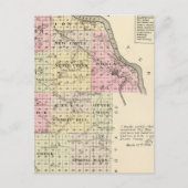 Dixon County, Nebraska Briefkaart (Voorkant)