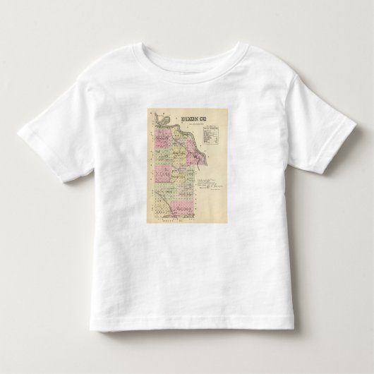 Dixon County, Nebraska Kinder Shirts (Voorkant)