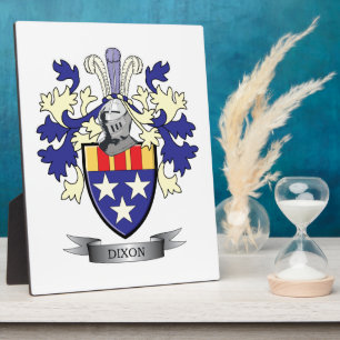 Dixon Family Crest Coat of Arms Fotoplaat