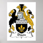 Dixon Family Crest Poster (Voorkant)