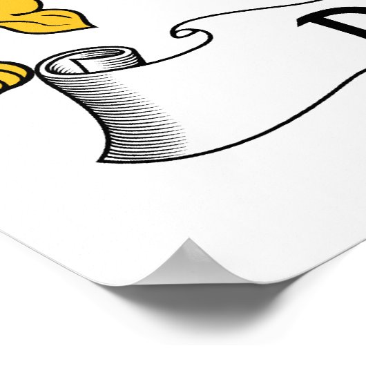 Dixon Family Crest Poster (Hoek)