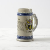 Dixon Family Crest Stein Bierpul (Voorkant rechts)