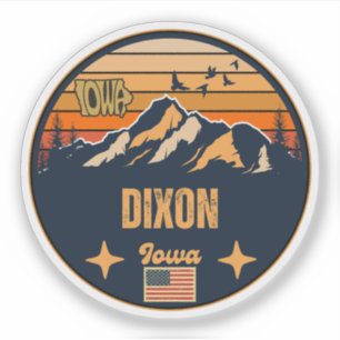 Dixon, Iowa, Verenigde Staten Sticker