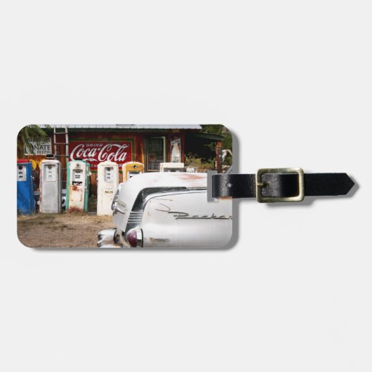 Dixon, New Mexico, Verenigde Staten. Oldtimer Bagagelabel (Voorkant horizontaal)