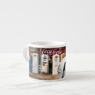 Dixon, New Mexico, Verenigde Staten. Oldtimer Espresso Kop