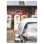Dixon, New Mexico, Verenigde Staten. Oldtimer Klembord (Achterkant)